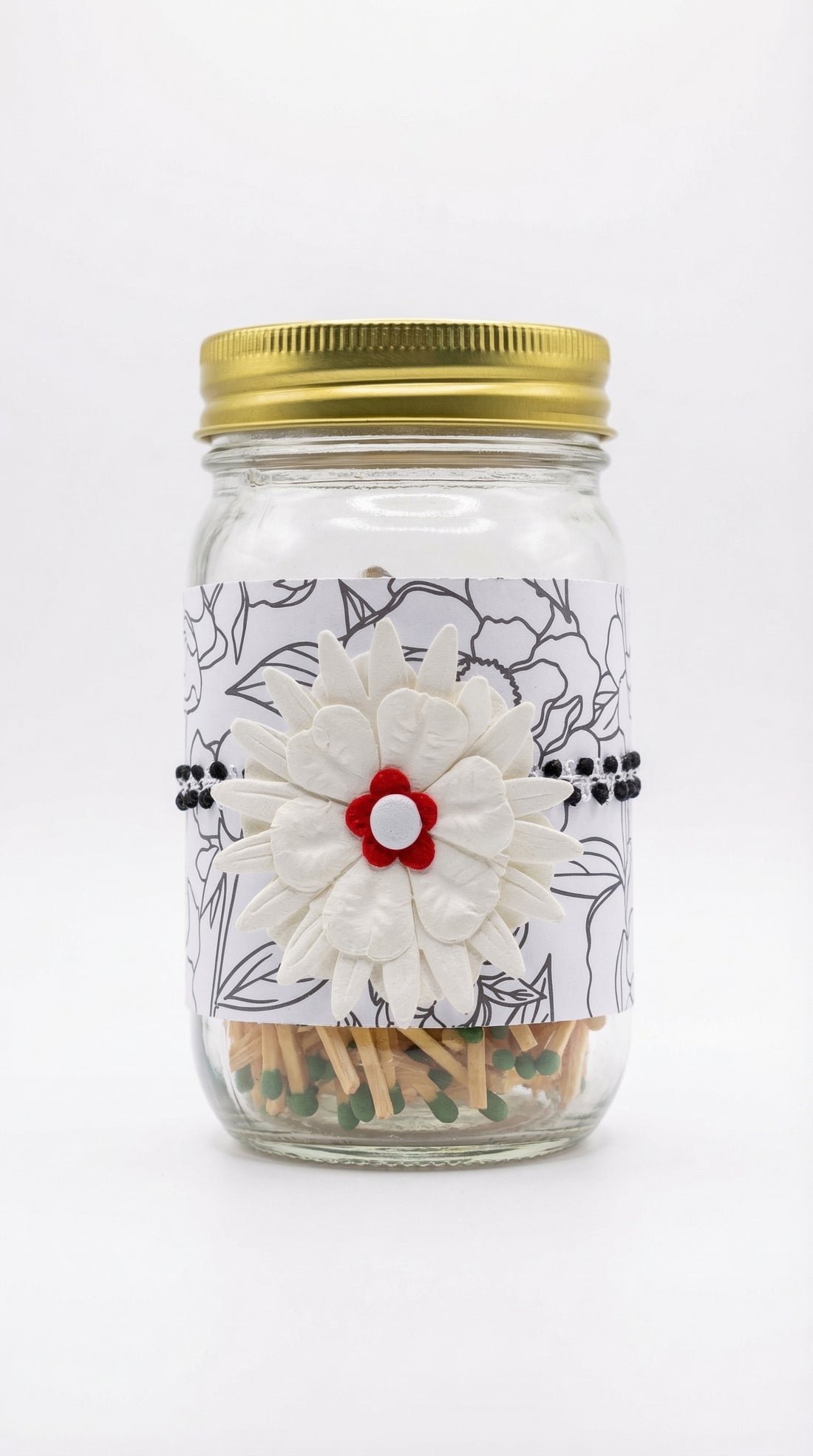 Decorative Match Jar