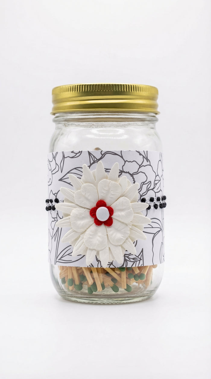 Decorative Match Jar